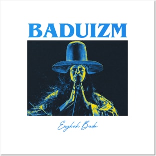Baduizm Erykah Light Blue Posters and Art